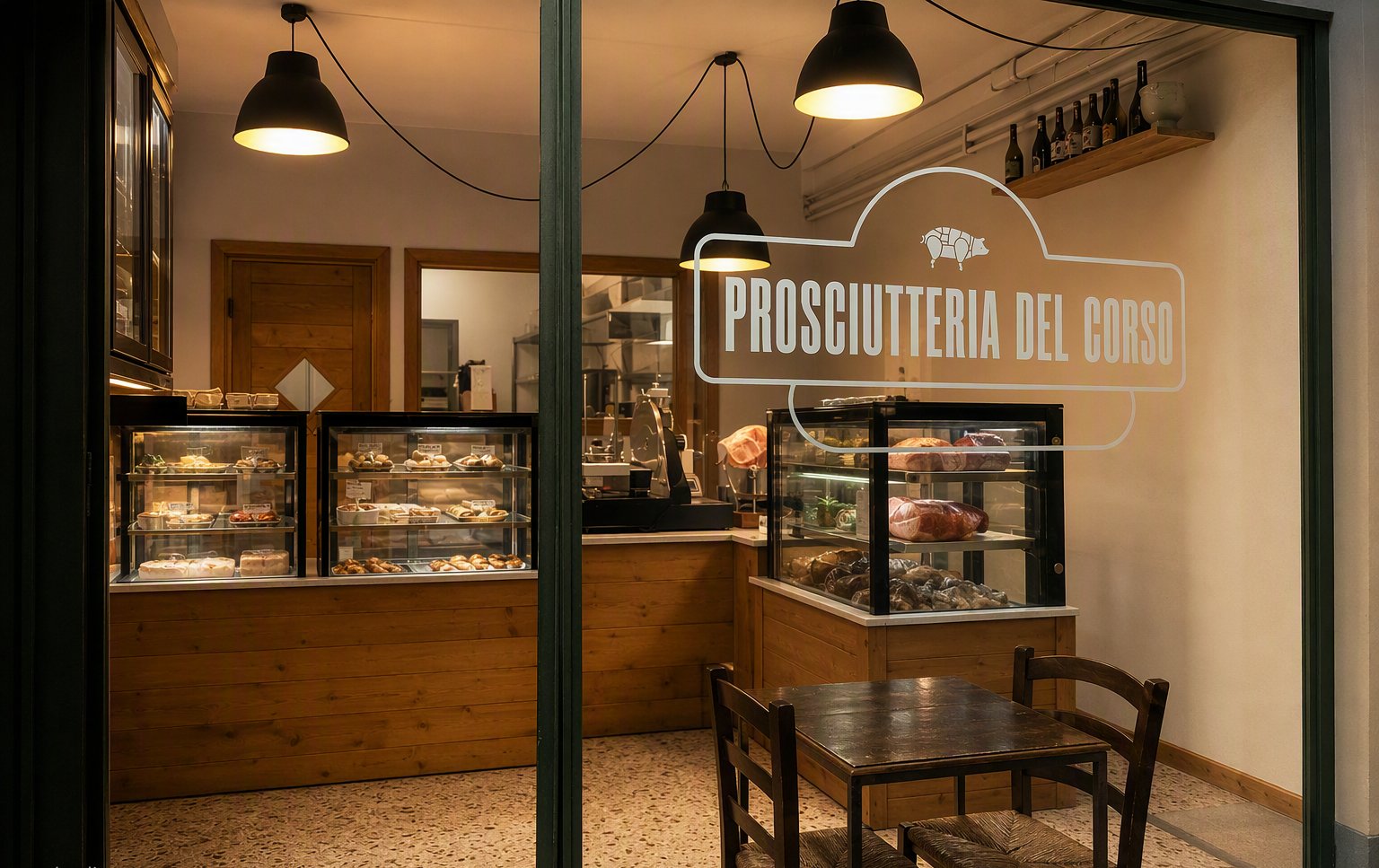L'ingresso del laboratorio gastronomico